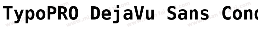 TypoPRO DejaVu Sans Condensed Bold字体转换
